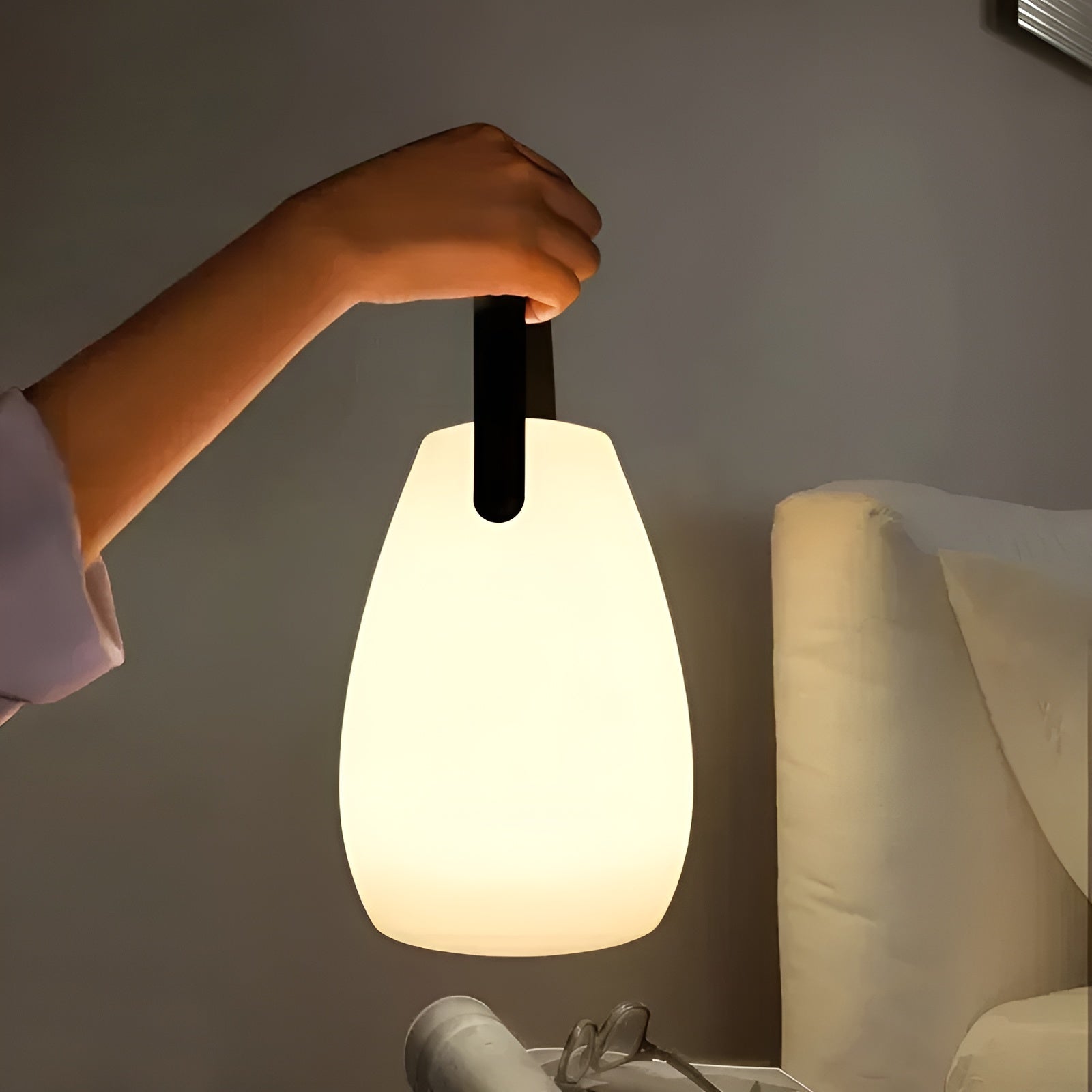 Le quattro forme disponibili della lampada senza fili