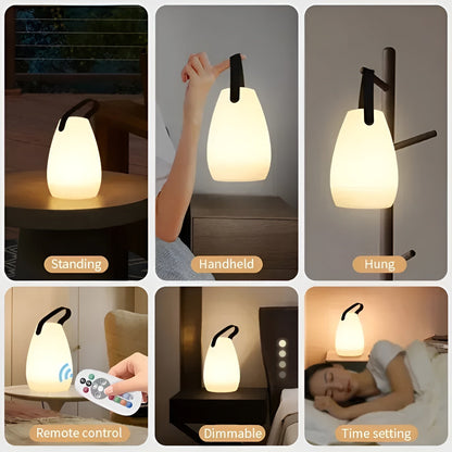 Illuminazione multicolore della lampada LED ricaricabile